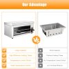 1500W Commercial Salamander Broiler Nwkxnrt Steel Cheese Melter-3