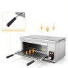 Electric Cheese Melter Cheesemelter Grill, 1500W Commercial Countertop Salamander Broiler, Cheesemelter Broiler Stainless Steel Toaster Oven, Melt Cheese, Toast Sandwiches, Grill Steaks-5