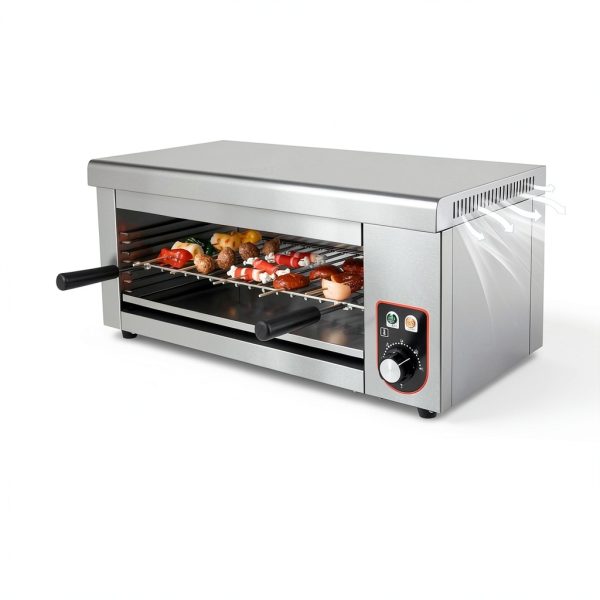 Commercial Cheese Melter 1500W ZHFEISY Wall‑Mounted Salamander Broiler-7