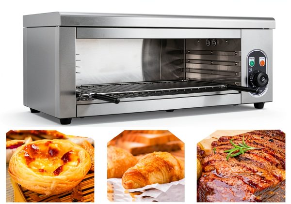 2000W Salamander Broiler choayun Cheese Melter 122-572°F 4‑Level-0