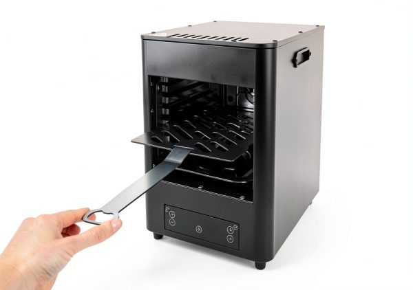 Electric Steak Broiler CRYBY 10-Slot Infrared Grill 1700W Steel-5