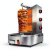 Shawarma Grill Machine Gas Broiler BNDHKR 3-Burner with Grease Tray-5
