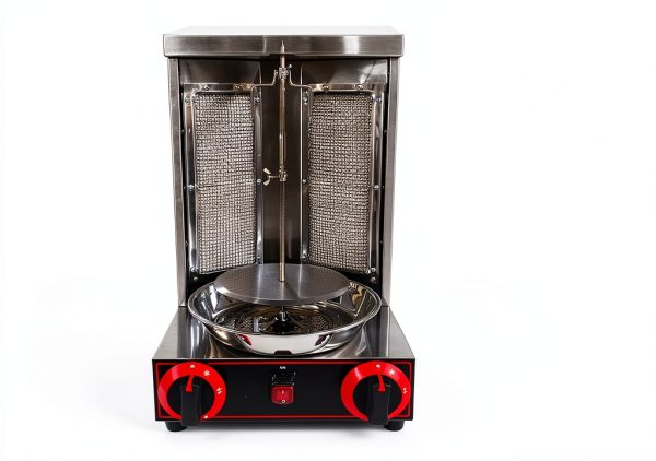 Shawarma Grill Machine WYDDDARY 2-Burner LP Vertical Rotating Broiler-1