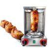 Shawarma Doner Kebab Machine Zz Pro Gyro Grill with 2‑Burner Broiler-5