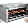 Electric Cheese Melter Cheesemelter Grill, 1500W Commercial Countertop Salamander Broiler, Cheesemelter Broiler Stainless Steel Toaster Oven, Melt Cheese, Toast Sandwiches, Grill Steaks-3