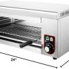 1500W Commercial Cheese Melter Salamander Broiler Milzeone HT-936-9