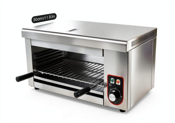 Electric Cheese Melter Cheesemelter Grill, 1500W Commercial Countertop Salamander Broiler, Cheesemelter Broiler Stainless Steel Toaster Oven, Melt Cheese, Toast Sandwiches, Grill Steaks-8