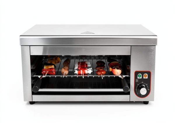 Electric Cheese Melter Cheesemelter Grill, 1500W Commercial Countertop Salamander Broiler, Cheesemelter Broiler Stainless Steel Toaster Oven, Melt Cheese, Toast Sandwiches, Grill Steaks-1