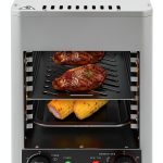Electric Steak Oven CRYBY 1700W Stainless Steel Indoor Grill Silver-0