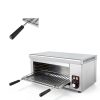 Electric Cheese Melter 1500W Commercial Salamander Broiler Stainless Steel Steak Broiler 120-570°F Time Temperature Adjustable for Beef Chicken Vegetables 110V US-3