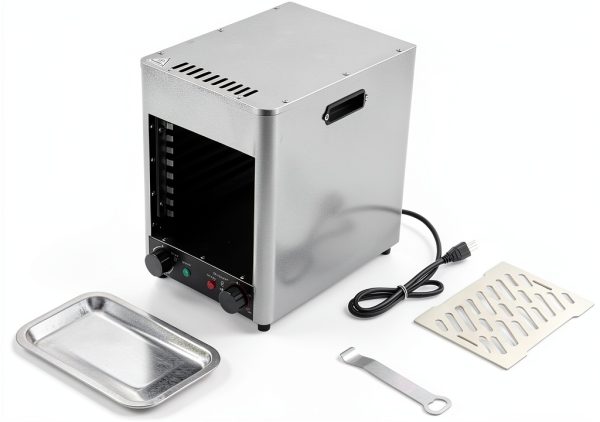 Electric Steak Oven CRYBY 1700W Stainless Steel Indoor Grill Silver-2