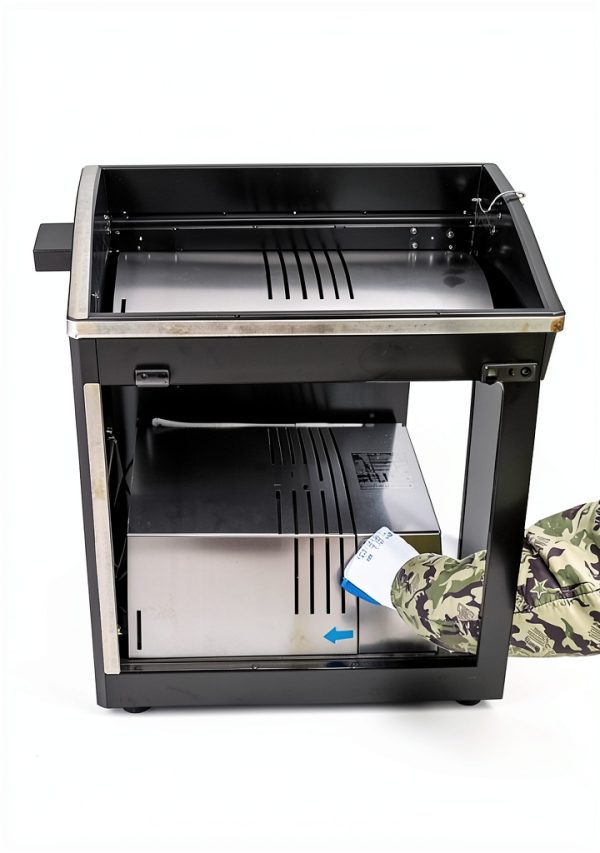 IRONWALLS Flame Broiler Kit for Pit Boss 820 Pellet Grill Steel Cover-5