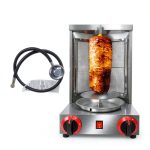 Shawarma Doner Kebab Machine Zz Pro Gyro Grill with 2‑Burner Broiler-0