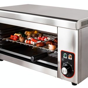 Electric Cheese Melter Cheesemelter Grill, 1500W Commercial Countertop Salamander Broiler, Cheesemelter Broiler Stainless Steel Toaster Oven, Melt Cheese, Toast Sandwiches, Grill Steaks-0