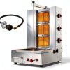 Shawarma Machine Li Zhen 3-Burner Gyro Grill, Silver 41.9 lbs-6