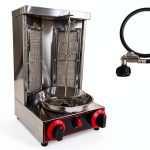 Shawarma Grill Machine WYDDDARY 2-Burner LP Vertical Rotating Broiler-0
