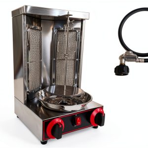 Shawarma Grill Machine WYDDDARY 2-Burner LP Vertical Rotating Broiler-0