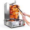 Shawarma Grill Machine Gas Broiler BNDHKR 3-Burner with Grease Tray-4
