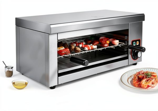 Commercial Cheese Melter 1500W ZHFEISY Wall‑Mounted Salamander Broiler-1