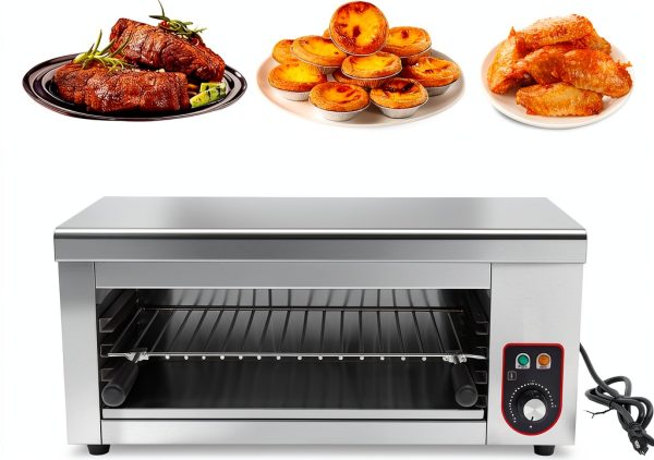 1500W Electric Cheese Melter Grill LOYALHEARTDY Stainless Salamander-0