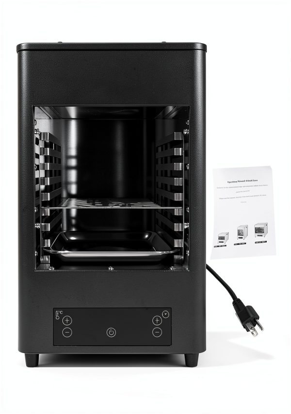 Electric Steak Broiler CRYBY 10-Slot Infrared Grill 1700W Steel-2