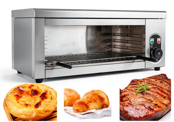 Electric Cheese Melter 2000W DYRABREST 24in Stainless Steel Salamander-4