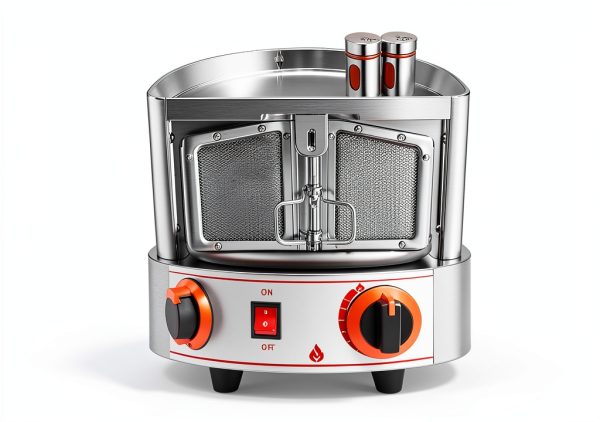 Gas Shawarma Machine Countertop Rotating Doner Kebab Oven Broiler Gyro Maker 360° Rotating Vertical Broiler With 2 Burners, 3000w Efficient Heating For Home/Outdoor Bbq, Kebab/Doner/Grill-6