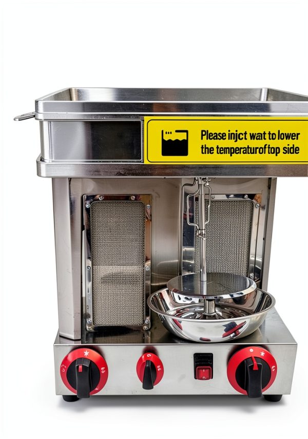 Shawarma Grill Machine INTSUPERMAI 3-Burner Vertical Broiler LP Gas-6