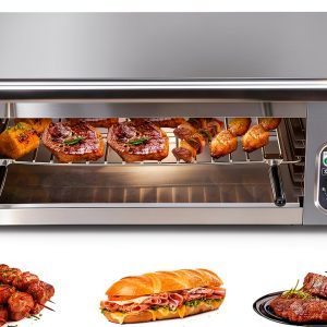 Electric Cheese Melter Salamander Broiler 2000W Stainless Steel CG-936-0