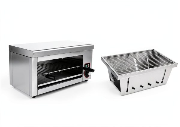 Electric Cheese Melter 2000W DYRABREST 24in Stainless Steel Salamander-6