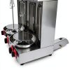 Shawarma Grill Machine INTSUPERMAI 3-Burner Vertical Broiler LP Gas-4