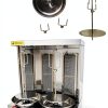 Shawarma Grill Machine INTSUPERMAI 3-Burner Vertical Broiler LP Gas-7