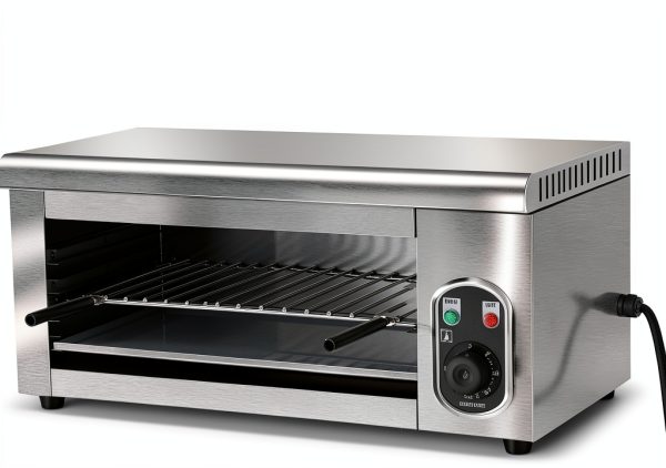 2000W Salamander Broiler, Electric Raclette Grill Cheese Melter, WQV Commercial Wall Mount or Countertop Stainless Steel Toaster Oven 50℃-300℃ for Cheese Steak Meat-1